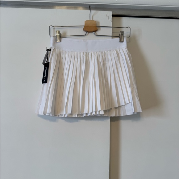 TNA Dresses & Skirts - TNA White Pleated Mini Skirt